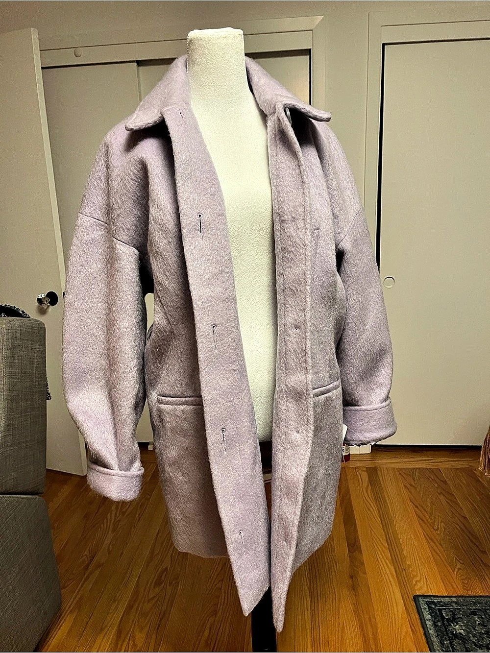 Lavendar Coat NWT